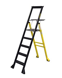 ESCABEAU ALUMINIUM A MARCHES CAILLEBOTIS MISTER T 5 MARCHES - CENTAURE 449205