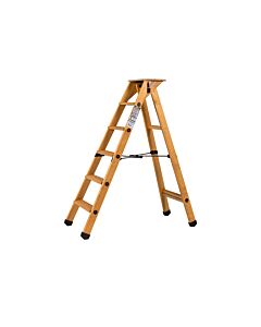 ESCABEAU LYONNAIS BOIS 5 MARCHES + TABLETTE - CENTAURE 483205