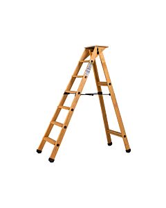 ESCABEAU LYONNAIS BOIS 6 MARCHES + TABLETTE - CENTAURE 483206