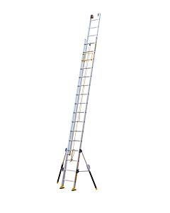 ECHELLE COULISSANTE 2 PLANS A CORDE AVEC STABILISATEURS C2 STAB' 2X16 BX, 4M65/8M00 - CENTAURE 512416