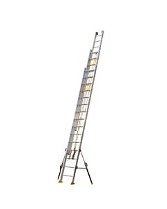 ECHELLE COULISSANTE 3 PLANS A CORDE AVEC STABILISATEURS C3 STAB' 3X15 BX, 4M40/10M55 - CENTAURE 512615