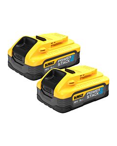 PACK DE 2 BATTERIES POWERSTACK XR 18V 5AH LI-ION - DEWALT DCBP518H2-XJ
