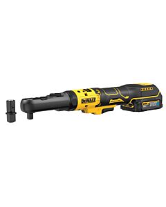 CLE A CLIQUET XR 18V 1.7AH LI-ION BRUSHLESS - TETES INTERCHANGEABLES 3/8" ET 1/2" - POWERSTACK RENFORCEE - PACK "GFN" - DEWALT DCF510E2G-QW