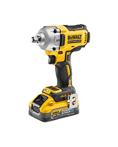 BOULONNEUSE A CHOCS 1/2‘’ XR 18V 5AH LI-ION BRUSHLESS 812 NM - JONC DE SECURITE - POWERSTACK - DEWALT DCF891H2T-QW