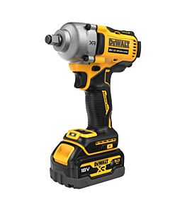 BOULONNEUSE A CHOCS 1/2‘’ XR 18V 5AH LI-ION BRUSHLESS 812 NM - JONC DE SECURITE - PACK "GFN" - DEWALT DCF891P2G-QW