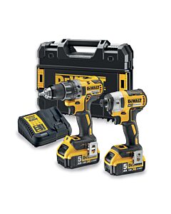 KIT 2 OUTILS XR 18V 5AH LI-ION BRUSHLESS - DEWALT DCK268P2T-QW