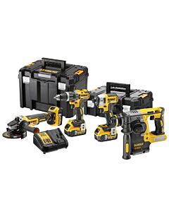 KIT 4 OUTILS XR 18V 5AH LI-ION BRUSHLESS - DEWALT DCK422P3T-QW