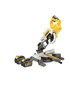 SCIE A ONGLETS RADIALE XR FLEXVOLT 54V 2AH LI-ION BRUSHLESS 216 MM - DEWALT DCS777T2-QW