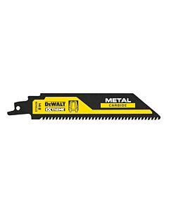 LAME DE SCIE SABRE CARBURE 152MM POUR LE METAL / 8TPI - DEWALT DT20436-QZ
