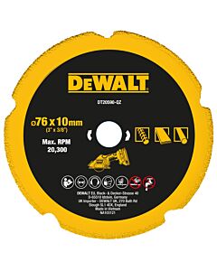 DISQUE 76MM DIAMANT MULTI-MATERIAUX - DEWALT DT20590-QZ
