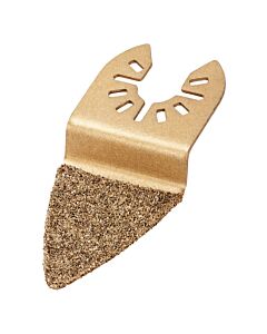 LAME DIAMANT TRIANGULAIRE POUR MULTI-CUTTER PONCAGE DE MASTIC, COLLE DE CIMENT, BETON, PIERRE ET BOIS - DEWALT DT20751-QZ