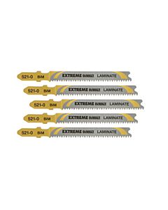 LAME POUR SCIE SAUTEUSE BIM POUR APPLICATIONS SPECIALES PROFONDEUR DE COUPE< 15MM ATTACHE EN T STRATIFIE - DEWALT DT2080-QZ