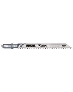 LAME DE SCIE SAUTEUSE XPC A DENTURE RECTIFIEE HCS PROFONDEUR DE COUPE < 30MM ATTACHET COUPE FINE/BOIS TENDRE - DEWALT DT2205-QZ