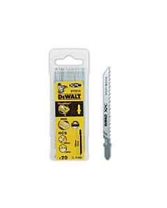 LAME DE SCIE SAUTEUSE XPC A DENTURE FRAISEE HCS PROFONDEUR DE COUPE< 60MM ATTACHET COUPE FINE/BOIS TENDRE - DEWALT DT2214-QZ