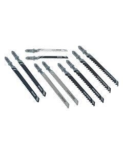 COFFRET DE 10 LAMES DE SCIE SAUTEUSE BOIS ATTACHE EN T - DEWALT DT2290-QZ