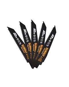 LAME DE SCIE SABRE BIM 2X LONG LIFE POUR LA COUPE DU BOIS AVEC CLOUS 152MM - DEWALT DT2300L-QZ