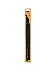 LAME DE SCIE SABRE HCS POUR LA COUPE DU BOIS 240MM COUPE RAPIDE ET GROSSIERE (ELAGAGE) - DEWALT DT2352-QZ