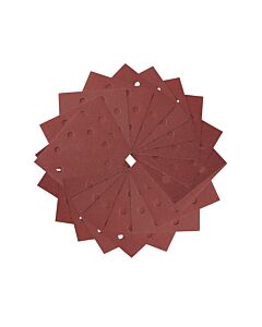 1/4 FEUILLE ABRASIVE POUR PONCEUSES VIBRANTES GRAIN 180 - 8 PERFORATIONS 115X115MM MULTI-USAGES PEINTURE / BOIS - A SEC - DEWALT DT3034-QZ