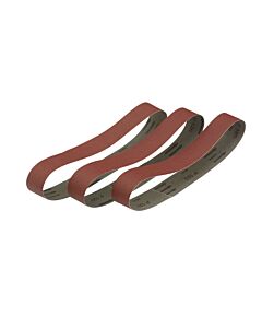 BANDE ABRASIVE POUR TOURETS GRAINS POUR LE TRAVAIL DU METAL, DU BOIS ET DE LA CERAMIQUE 45X715MM GRAIN 240 - DEWALT DT3355-QZ