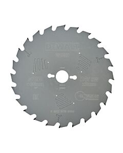 LAME DE SCIE CIRCULAIRE STATIONNAIRE EXTREME WORKSHOP 250X30MM, 24 DENTS, FT/DELIGNAGE, ANGLE D'ATTAQUE 10 POUR LA COUPE DU BOIS DUR ET TENDRE, MDF, CONTREPLAQUES, STRATIFIES ET PLACAGES - DEWALT DT4311-QZ