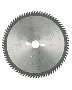 LAME DE SCIE CIRCULAIRE STATIONNAIRE EXTREME WORKSHOP 250X30MM, 80 DENTS, ATB/COUPE FINE, ANGLE D'ATTAQUE 10 POUR LA COUPE DU BOIS DUR ET TENDRE, MDF, CONTREPLAQUES, STRATIFIES ET PLACAGES - DEWALT DT4353-QZ
