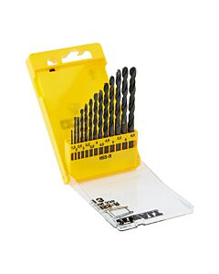COFFRET DE 13 FORETS METAL HSS-R DIAM: 1,5, 2, 2,5, 3, 3,2, 3,5, 4, 4,5, 5 (X2), 5,5, 6, 6,5MM - DEWALT DT5912-QZ