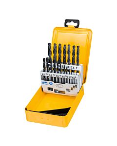COFFRET DE 19 FORETS METAL HSS-R DIAM: 1, 1,5, 2, 2,5, 3, 3,2, 3,5, 4, 4,5, 5, 5,5, 6, 6,5, 7, 7,5, 8, 8,5, 9, 9,5, 10MM - DEWALT DT5913-QZ