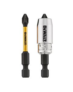 BAGUE AVEC 2 EMBOUTS EXTREME IMPACT TORSION PH2 57MM - DEWALT DT70536T-QZ