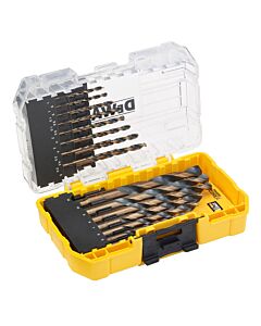 COFFRET BLACK&GOLD 23 PCES 1X2, 1.5X2, 2X2, 2.5X2, 3X2, 3.5X2,4X2, 4.5, 4X2, 5X2, 6, 8, 9, 10 ET 12 MM﻿ - DEWALT DT70729-QZ
