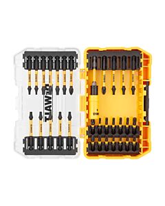PETIT COFFRET TOUGHCASE 31 PIECES : EMBOUTS 25MM: PH2 X1, PZ2 X1, T10 X1, T15 X2, T20 X4, T25 X2, T30 X1, T20 SECURITE X1, T25 SECURITE X1  EMBOUTS FLEXTORQ 57MM: PH2 X1, PZ2 X1, T10 X2, T15 X3, T20 X5, T25 X4  PORTE-EMBOUTS MAGNETIQUE AVEC ZONE DE TORSIO