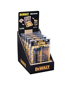 MOYEN COFFRET TOUGHCASE METAL 35 PIECES FORETS HSS-G EXTREME DIAMETRE : 1, 1.5, 2, 2.5, 3, 3.2, 3.3, 3.5, 4, 4.2, 4.5, 4.8, 5, 5.5, 6, 6.5, 7, 7.5, 8, 10, 12MM EMBOUTS 25MM: PZ1, PZ2X2, PZ3, PH1, PH2, PH3, T20, T25 EMBOUTS 50MM : PZ2 EMBOUTS 90MM : T20, T