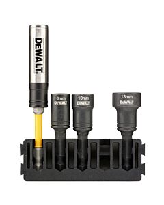 BARRETTE PORTE-EMBOUT TORSION + DOUILLES INTERCHANGEABLES Ø 8/10/13MM - DEWALT DT70827-QZ