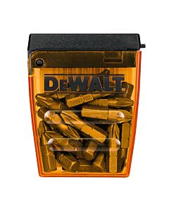 BOITE DE 25 EMBOUTS DE VISSAGE PZ2 25MM  (COMMANDER PAR 21 POUR OBTENIR LE PRESENTOIR) - DEWALT DT71521-QZ