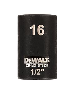 DOUILLE IMPACT DIAMETRE 16 MM 1/2" - DEWALT DT7534-QZ