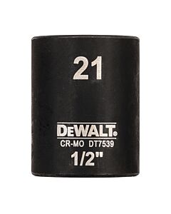 DOUILLE IMPACT DIAMETRE 21 MM 1/2" - DEWALT DT7539-QZ