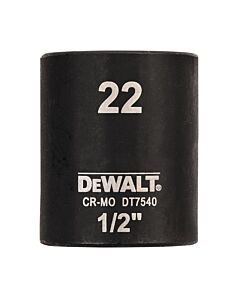 DOUILLE IMPACT DIAMETRE 22 MM 1/2" - DEWALT DT7540-QZ