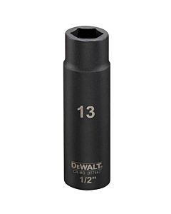 DOUILLE IMPACT DIAMETRE 13 MM 1/2" - DEWALT DT7547-QZ