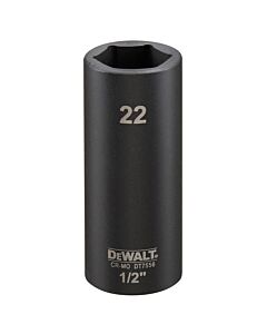 DOUILLE IMPACT DIAMETRE 22 MM 1/2" - DEWALT DT7556-QZ