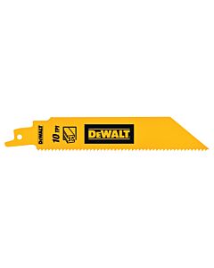 LAME DE SCIE SABRE BIM POUR LA COUPE DU METAL EPAIS 152MM / 10TPI - DEWALT DT90384-QZ
