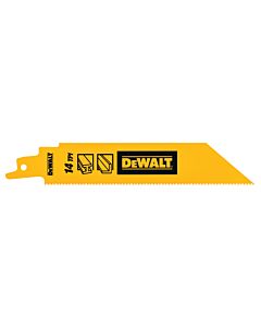 LAME DE SCIE SABRE BIM POUR LA COUPE DU METAL EPAIS 152MM / 14TPI - DEWALT DT90385-QZ