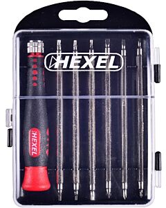 JEU DE TOURNEVIS DE PRECISION MULTI-LAMES - HEXEL 3513