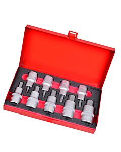 COFFRET DE DOUILLES TOURNEVIS 1/2’’ 6 PANS 55 MM 9 PCS - HEXEL 507C9