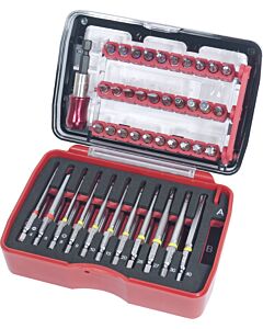 COFFRET D'EMBOUTS DE VISSAGE 53 PIECES - HEXEL BSC53