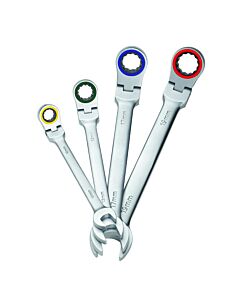 JEU DE 4 CLES A CLIQUET « FLEX'O » - HEXEL FLEX4