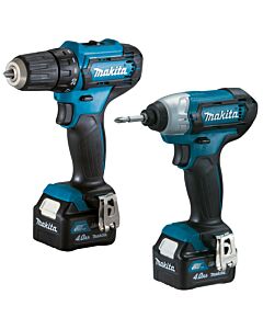 DF333D+TD110D+BL1040BX2+DC10SA+MAKPAC - MAKITA CLX224SMJ