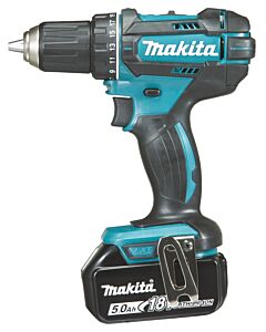 PERCEUSE VISSEUSE 62NM BL1850X2+DC18RC+MAKPAC - MAKITA DDF482RTJ