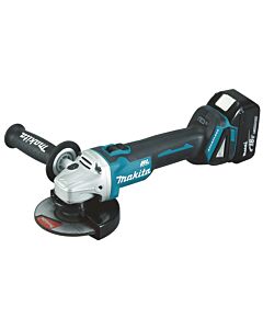 MEULEUSE 125MM BL1850X2 - MAKITA DGA504RTJ