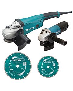 GA9020+9558HNRG+ 2 DISQUES DIAMANTS - MAKITA DK0053GX2-P
