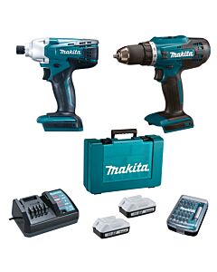 DF488D+TD127D+DC18WA+BL1815G(2)+D-34936+824754-3 - MAKITA DK18A35X1
