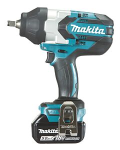 BOULONNEUSE 1000NM 1/2" BL1850X2+DC18RC+MAKPAC - MAKITA DTW1002RTJ